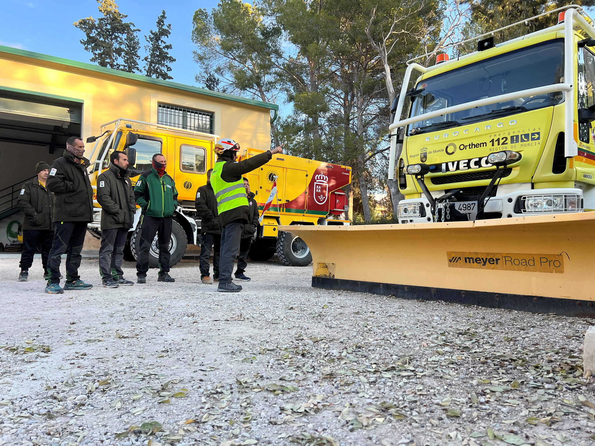 Integrantes de la Unidad de Defensa Contra Incendios Forestales (UDIF) durante una de las sesiones de la formaci&oacute;n en el presente mes (1)