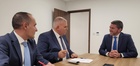 El consejero Antonio Luengo, durante la entrevista mantenida con el ministro de Agricultura de Malta.