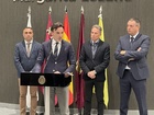 El consejero de Fomento e Infraestructuras, Jorge García Montoro, durante el encuentro institucional donde la Comunidad Autónoma y el Ayuntamiento...