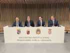 El consejero de Fomento e Infraestructuras, Jorge García Montoro, durante el encuentro institucional donde la Comunidad Autónoma y el Ayuntamiento...