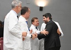 López Miras visita el Hospital de la Arrixaca con motivo de la presentación de los actos por su 50 aniversario (3)