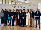 Imagen de la rueda de prensa de presentación de la película 'Sorda'