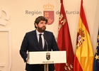López Miras comparece para actualizar la situación en la Región de Murcia tras el apagón (2)