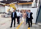La consejera de Empresa, Empleo y Economía Social, Marisa López Aragón, visita la empresa Inemur (II).