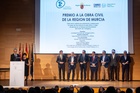 Foto de familia de los premiados en los III Premios de Obra Civil de la Región de Murcia 