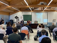 La consejera María Isabel Campuzano durante la conferencia de apertura de la XVII Jornada de Patrimonio Cultural que ha tenido lugar en la Universidad Politécnica de Cartagena