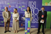 La consejera de Empresa, Empleo, Universidades y Portavocía, Valle Miguélez, inauguró en Cartagena la segunda edición de Innovam+.