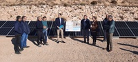 El director general del Agua, durante su visita a las obras realizadas para los regantes del Campo Alto de Lorca.