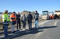 El consejero de Fomento e Infraestructuras, José Ramón Díez de Revenga, visita la finalización de las obras de mejora de la Autovía del Mar Menor enmarcada en la estrategia 'Más Cerca'