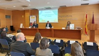 El consejero Antonio Luengo, durante su intervención en la clausura de la jornada de las pescaderías artesanales innovadoras
