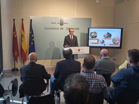 El consejero de Educación, Formación Profesional y Empleo, Víctor Marín, presentó el Plan de Inclusión Educativa.