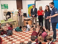 El consejero de Educación, Formación Profesional y Empleo, Víctor Marín, presentó el Programa Código Escuela 4.0. en el colegio Cierva Peñafiel de...