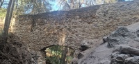 Acueducto del Cerrillar en el Parque Regional de Carrascoy y El Valle ya rehabilitado.