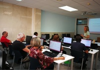 Imagen de uno de los cursos ofrecidos por el SEF para personas desempleadas.
