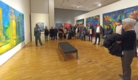 Una de las visitas guiadas por MUHER a su exposición en el Museo de Bellas Artes.