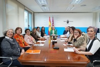 La consejera de Política Social, Familias y Mujer, Conchita Ruiz, durante el Consejo Asesor de la Mujer con la participación de los principales colectivos...