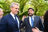 López Miras aboga, en la toma de posesión de Rueda, por "buscar alianzas entre territorios para avanzar en las reformas estructurales que España necesita" (2)