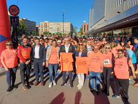 El consejero de Salud participa en la carrera 'Run for Parkinson's Murcia', que reúne a más de 800 personas en favor de enfermos y familiares