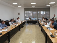 Imagen de la reunión de la reunión de la Mesa del Secano celebrada este martes