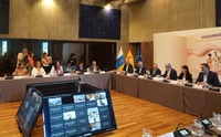La consejera de Política Social, Familias e Igualdad, Conchita Ruiz, durante su participación en la conferencia sectorial de infancia y adolescencia (01)