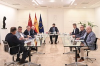 El presidente Fernando López Miras recibe al Consejo Económico y Social de la Región de Murcia