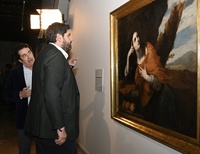 El presidente de la Comunidad, Fernando López Miras, inaugura la exposición 'Colección Adela Barba'/ 1