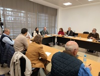  La consejera Sara Rubira durante la reunión del grupo de trabajo de hortícolas de la comisión territorial del Seguro Agrario celebrada este vier...
