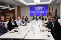 Un momento del encuentro de trabajo con altos cargos de multinacionales tecnológicas para seguir avanzando en la Estrategia de IA de la Región