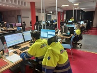 El centro coordinador del 061 recibe las alertas y gestiona los casos