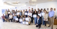 Entrega de distintivos del Sistema Integral de Calidad Turística Española en Destino (SICTED) en Águilas.