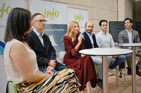 La consejera de Empresa, Empleo y Economía Social, Marisa López Aragón, durante la presentación de la convocatoria del 'Cheque Inversión' en 2024...