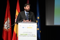 López Miras inaugura en Alcantarilla el VII Encuentro Nacional de Formación Profesional