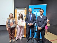 El consejero de Educación y Formación Profesional, Víctor Marín, participa en la entrega de premios del certamen '¿Qué es un rey para ti?'