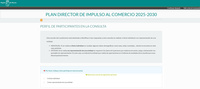 Imagen del apartado de consultas de la página web del Plan Director de Impulso al Comercio 2025-2030, www.plancomerciorm.es