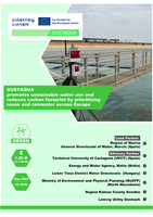 Cartel informativo del proyecto europeo Sustaqua, liderado por la Región de Murcia.