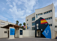 Fachada del CAR Región de Murcia. 