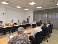 Imagen de la consejera Sara Rubira durante la reunión mantenida con representantes de COAG, ASAJA, UPA, FECOAM, Proexport y Apoexpa  para evaluar...