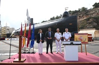 L&oacute;pez Miras preside la cesi&oacute;n al Ayuntamiento de Cartagena del submarino 'Tonina', que ha contado con una aportaci&oacute;n de 500.000 euros del Gobierno regional