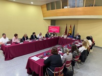 La directora general de Servicios Sociales, Tercer Sector y  Gestión de la Diversidad, María José de Maya, preside la Comisión Rectora de Lucha contra...