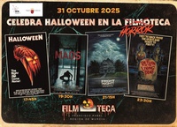 Cartel del 'Maratón de Halloween' de la Filmoteca regional