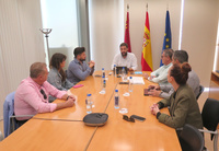 Un momento de la reunión de la mesa de seguimiento de alojamientos turísticos irregulares, celebrada ayer en el Instituto de Turismo.