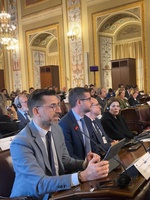 El director general de Unión Europea, Adrián Zittelli, interviene en el pleno de la 16ª Asamblea Regional y Local Euro-Mediterránea (ARLEM) celebrada...