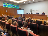 El consejero de Salud, Juan José Pedreño, presidió hoy la reunión del Consejo de Salud de la Región de Murcia.