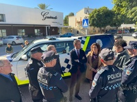 El consejero de Presidencia, Portavocía, Acción Exterior y Emergencias, Marcos Ortuño, y la alcaldesa de Puerto Lumbreras, María de los Ángeles Túnez,...