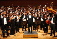 Imagen de la Orquesta Filarm&oacute;nica de Montecarlo realizada por JC Vinaj Vignette.