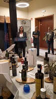 La consejera de Agua, Agricultura, Ganader&iacute;a y Pesca,&nbsp;Sara Rubira, en la entrega de premios de la primera edici&oacute;n de 'Murcia Oleum'