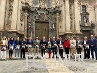 Im&aacute;genes de la consejera Sara Rubira durante la presentaci&oacute;n de la XXX edici&oacute;n de Equimur este martes en la plaza Cardenal Belluga de Murcia