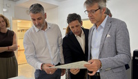 El consejero de Empresa, Empleo y Econom&iacute;a Social, Luis Alberto Mar&iacute;n, visit&oacute; hoy Nostrum Integra, una de las empresas de inserci&oacute;n de la Regi&oacute;n