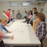 Una de las sesiones pr&aacute;cticas del programa de orientaci&oacute;n laboral '100x100 Activaci&oacute;n'