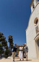 El consejero de Presidencia, Juventud, Acci&oacute;n Exterior y Emergencias, Marcos Ortu&ntilde;o, y la alcaldesa de Fortuna, Catalina Herrero, junto con el director...